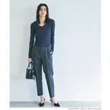 リブＶネックトップス レディース | coca | 詳細画像20 