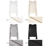 リブクルーネック レディース | coca | 詳細画像28 