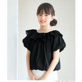 ［Black］ | 親子お揃いシアーブラウス キッズ | coca