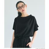 ［Black］ | とろみツイルタックトップス レディース | coca