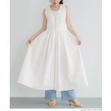 ［White］ | Vネックジップアップドレス レディース | coca