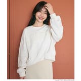 ヘビーウェイト刺繍スウェットトップス レディース | coca | 詳細画像13 