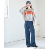 ヘビーウェイト刺繍スウェットトップス レディース | coca | 詳細画像19 