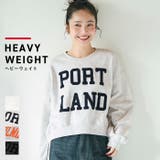 ヘビーウェイト刺繍スウェットトップス レディース | coca | 詳細画像1 