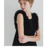 チュールVネックトップス レディース | coca | 詳細画像20