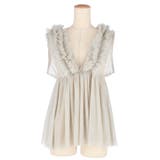 チュールVネックトップス レディース | coca | 詳細画像2