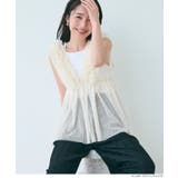 チュールVネックトップス レディース | coca | 詳細画像25