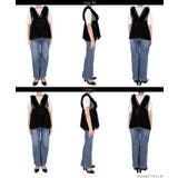 チュールVネックトップス レディース | coca | 詳細画像26