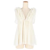 チュールVネックトップス レディース | coca | 詳細画像5