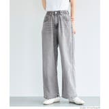 ［Gray］ | 【SUMMER DENIM】サマーデニムウエストゴムイージーパンツ〈26ss新色… | coca