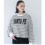 ［Border］ | アソートロゴクロップドスウェットトップス レディース | coca