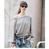 【新色追加】裏毛オフショルダースウェット | coca | 詳細画像12 