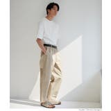 ［Lt.beige］ | スラブコットンイージーパンツ メンズ レディース | coca