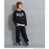 裏起毛ロゴプリントスウェットトップス キッズ | coca | 詳細画像2 