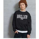 ［Black］ | 裏起毛ロゴプリントスウェットトップス キッズ | coca