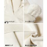 【25AW 新色登場！】裏起毛クマ耳プルパーカー | coca | 詳細画像12 