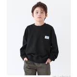 ［Black］ | 裏毛胸ポケットトップス キッズ | coca