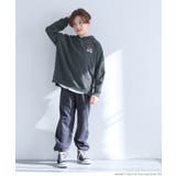 裏毛胸刺繍プルパーカー キッズ | coca | 詳細画像3 