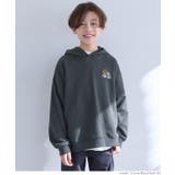 裏毛胸刺繍プルパーカー キッズ | coca | 詳細画像7 