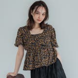 ビンテージレーヨンフラワーブラウス レディース | coca | 詳細画像1