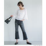 レースクロップドブラウス レディース | coca | 詳細画像7