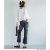 レースクロップドブラウス レディース | coca | 詳細画像9