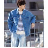 ヘビーウェイトパネルボーダーボートネックロンT メンズ | coca | 詳細画像13