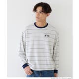 ボーダーワッペンロンT メンズ | coca | 詳細画像15