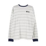 ボーダーワッペンロンT メンズ | coca | 詳細画像2