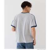 リンガーラインロゴラグランTシャツ メンズ | coca | 詳細画像12