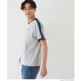 リンガーラインロゴラグランTシャツ メンズ | coca | 詳細画像13