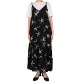 柄ティアードワンピース レディース | coca | 詳細画像3