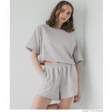 ［Gray］ | ミニ裏毛ラグランTシャツ レディース | coca