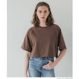 ［Brown］ | ミニ裏毛ラグランTシャツ レディース | coca