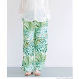 レーヨンボタニカル柄パンツ レディース | coca | 詳細画像11
