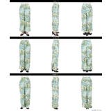 レーヨンボタニカル柄パンツ レディース | coca | 詳細画像14