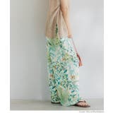 レーヨンボタニカル柄パンツ レディース | coca | 詳細画像7