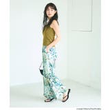 \26ss再入荷/レーヨンボタニカル柄パンツ | coca | 詳細画像6