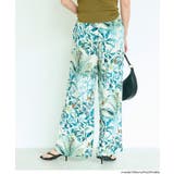 \26ss再入荷/レーヨンボタニカル柄パンツ | coca | 詳細画像7