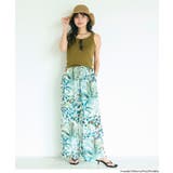 \26ss再入荷/レーヨンボタニカル柄パンツ | coca | 詳細画像8