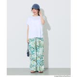 \26ss再入荷/レーヨンボタニカル柄パンツ | coca | 詳細画像10