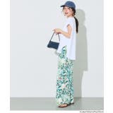 \26ss再入荷/レーヨンボタニカル柄パンツ | coca | 詳細画像11