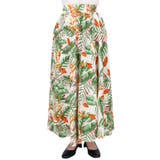 レーヨンリーフ柄フレアスカート レディース | coca | 詳細画像3