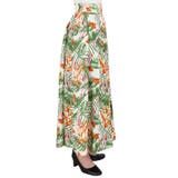 レーヨンリーフ柄フレアスカート レディース | coca | 詳細画像4