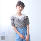 タンクドッキング肩あきブラウス キッズ | coca | 詳細画像1