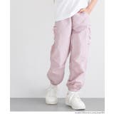 ［Lt.pink］ | レースアップポケットパラシュートパンツ キッズ | coca
