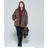 【洗える】 Aラインカールネック中綿コート | coca | 詳細画像11 