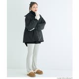 【洗える】 Aラインカールネック中綿コート | coca | 詳細画像14 