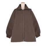 【洗える】 Aラインカールネック中綿コート | coca | 詳細画像2 