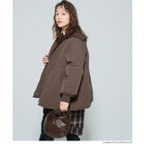 【洗える】 Aラインカールネック中綿コート | coca | 詳細画像9 